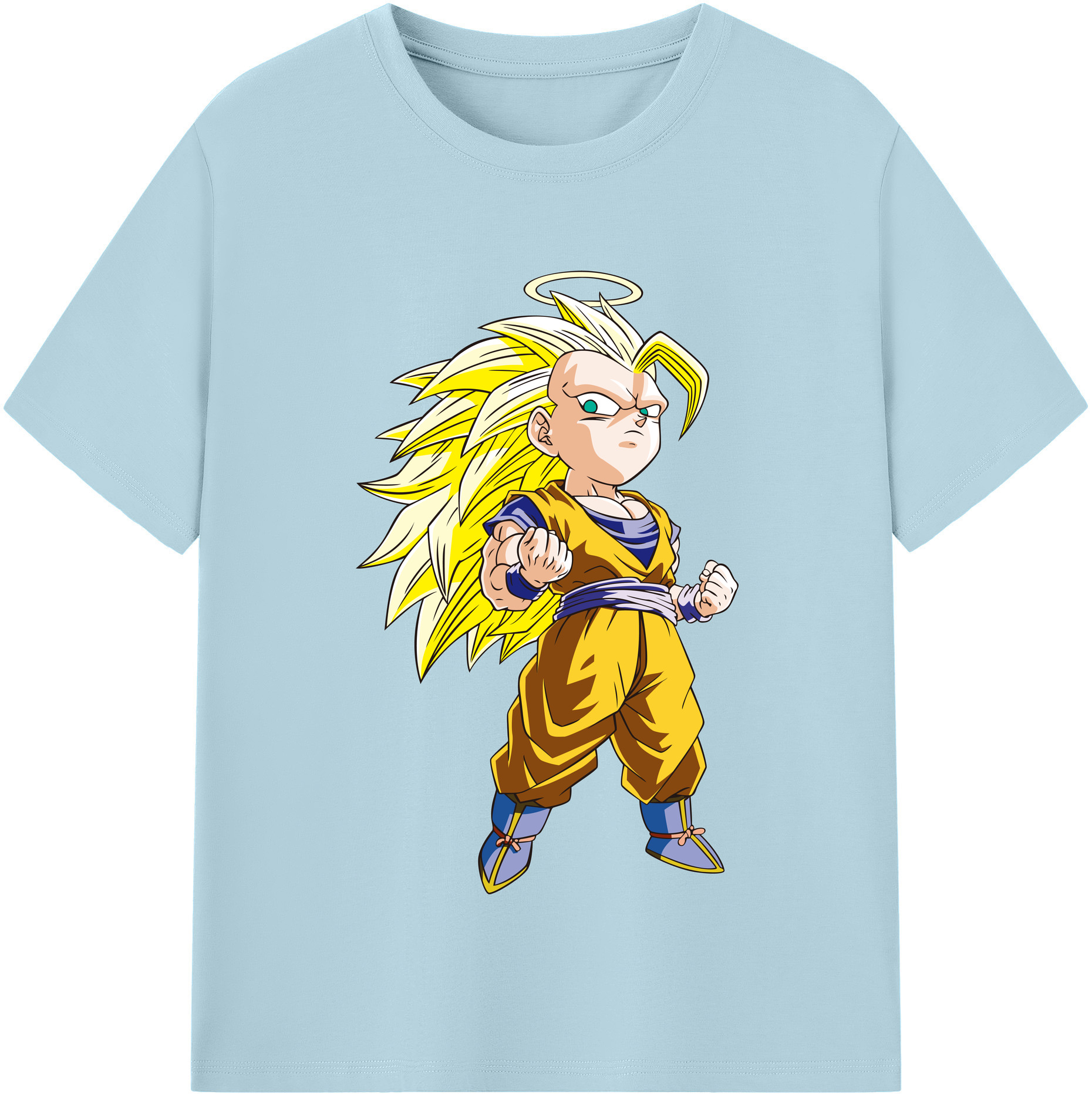（画像用） ドラゴンボール 孫悟空（そん ごくう）Son Goku カカロット DRAGON BALL Kakarotto 綿100％半袖Tシャツ（フロントプリント）